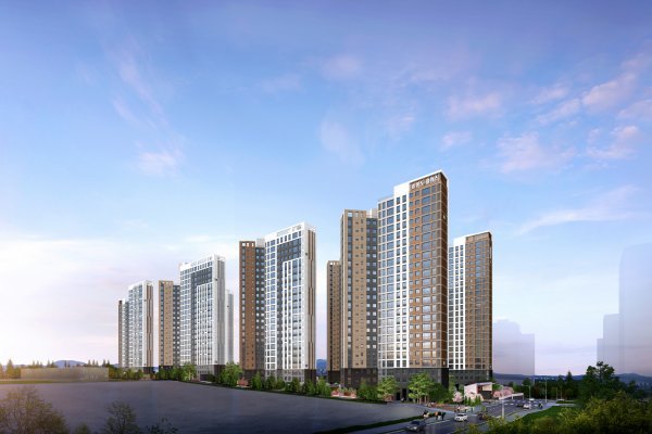 봉담 중흥S-클래스 센트럴에듀 투시도. 사진제공|중흥건설그룹