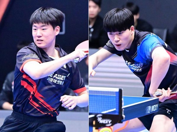 오준성(왼쪽), 박규현. 사진제공 | 한국프로탁구리그