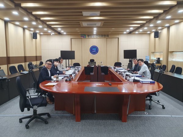 한국게임문화협회와 게임물관리위원회의 간담회 모습. 사진제공 | 한국게임문화협회