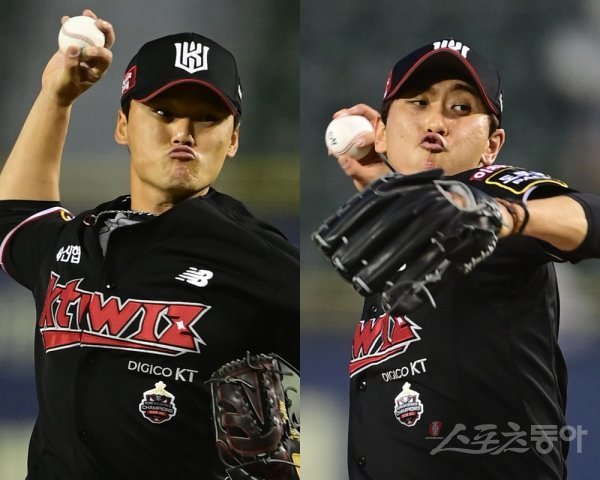 KT 주권(왼쪽)·김민수. 스포츠동아DB