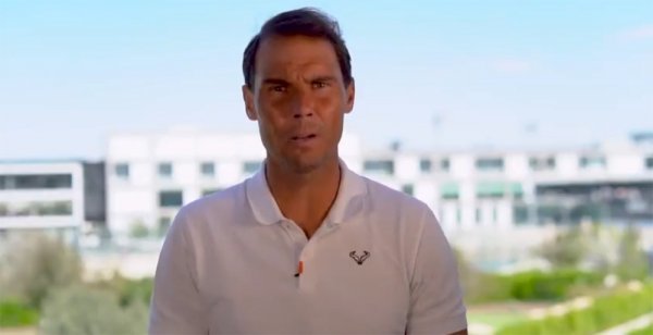 나달 트위터 게재 영상 캡처.