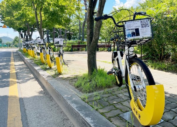 부산 기장군 공영자전거 타반나 대여소 사진. 사진제공ㅣ부산 기장군