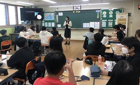 시흥시 청소년 참여예산학교 교육 모습. 사진제공｜시흥시
