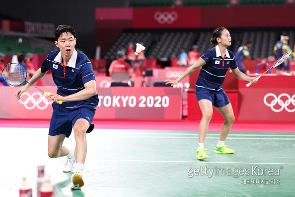 서승재(왼쪽), 채유정. 사진=게티이미지코리아