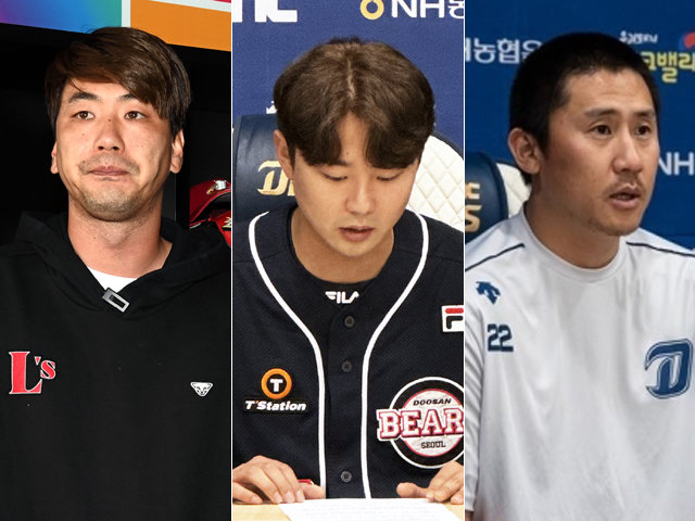 김광현, 정철원, 이용찬(왼쪽부터). 사진 | 스포츠동아DB, 두산 베어스, NC 다이노스