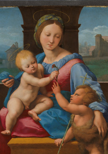 라파엘로, 〈성모자聖母子와 세례 요한(가바의 성모)〉