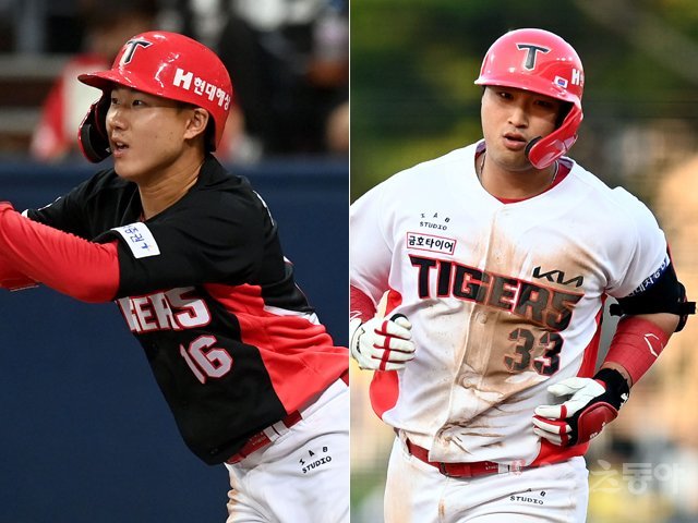KIA 최원준(왼쪽)·변우혁. 스포츠동아DB