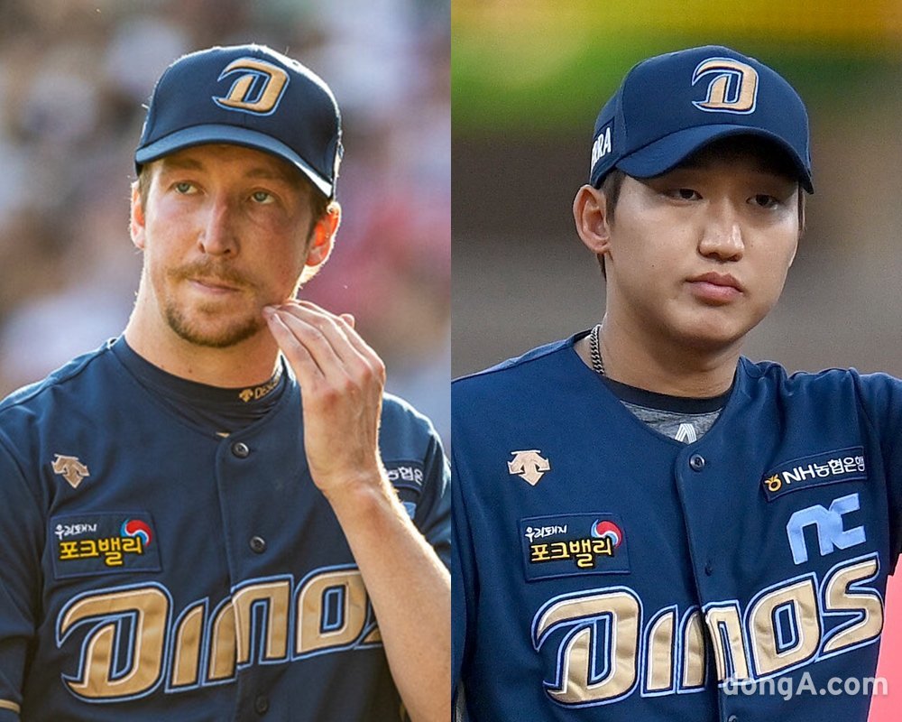 NC 페디(왼쪽)·구창모. 사진제공|NC 다이노스·스포츠동아DB