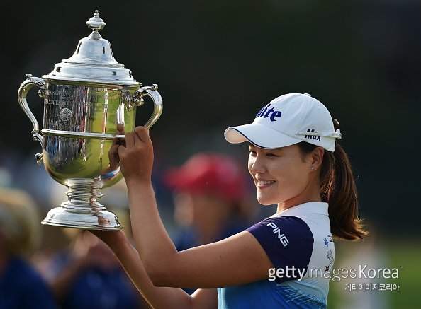 전인지의 2015년 대회 우승 장면. 사진=게티이미지코리아