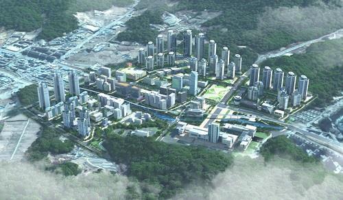 용인 역삼 도시개발사업 조감도. 사진제공｜용인시