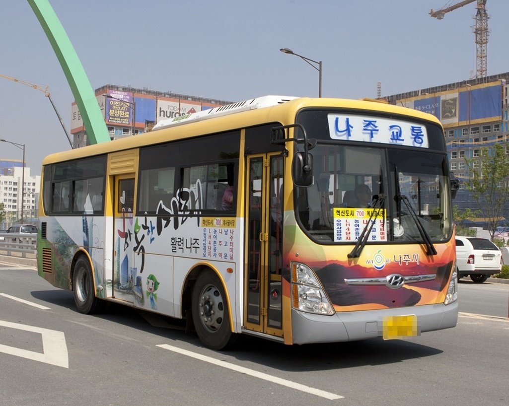 나주교통 운행 시내버스. 사진제공ㅣ나주시