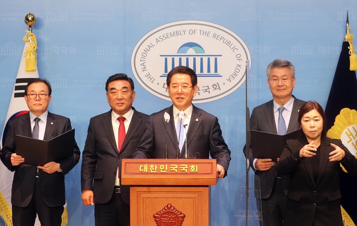 전남도와 울산시가 지난 2월 22일 국회에서 지역자원시설세 과세확대 및 국세 지역환원 촉구 공동성명서를 발표했다. 사진제공ㅣ전남도