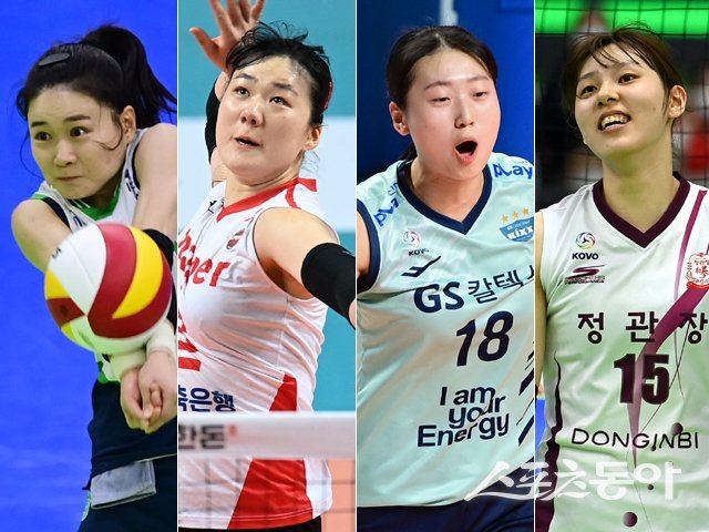 김연견, 이한비, 권민지, 이선우(왼쪽부터). 스포츠동아DB