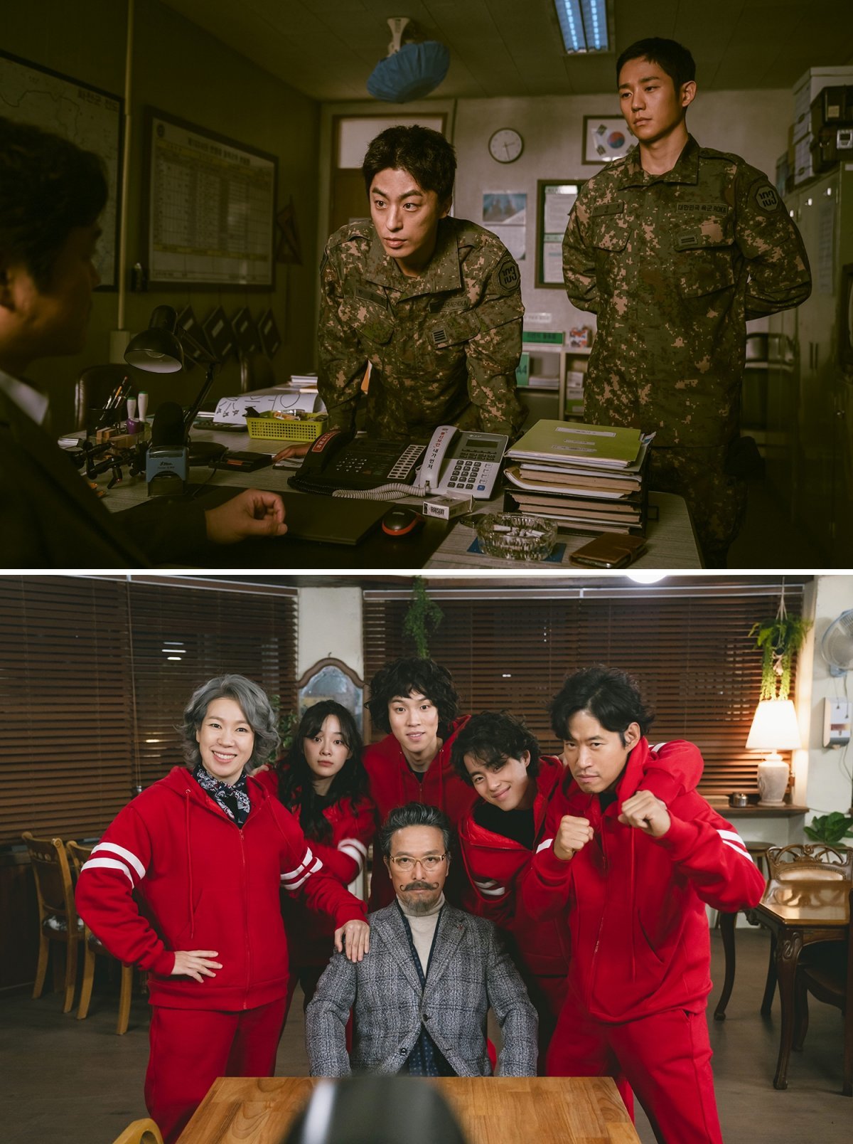 넷플릭스 ‘D.P.2’(위)와 tvN ‘경이로운 소문2’