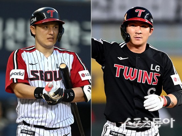 LG 박동원(왼쪽), 오지환. 스포츠동아DB