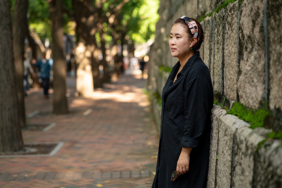 제28회 부산국제영화제 이춘연 영화인상 수상자 김지연 프로듀서. 사진제공ㅣ부산국제영화제 사무국