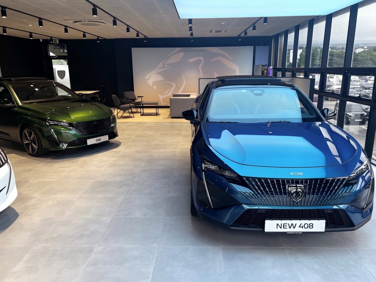 제주 푸조 전시장 내부. 사진제공|스텔란티스 코리아