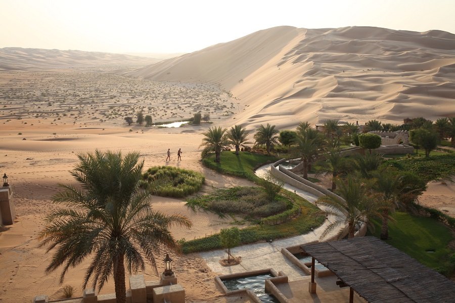 아부다비의 사막리조트