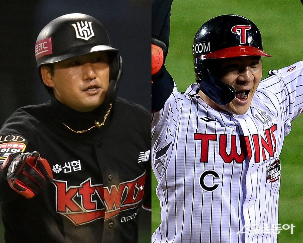 KT 김상수(왼쪽)·LG 오지환. 스포츠동아DB