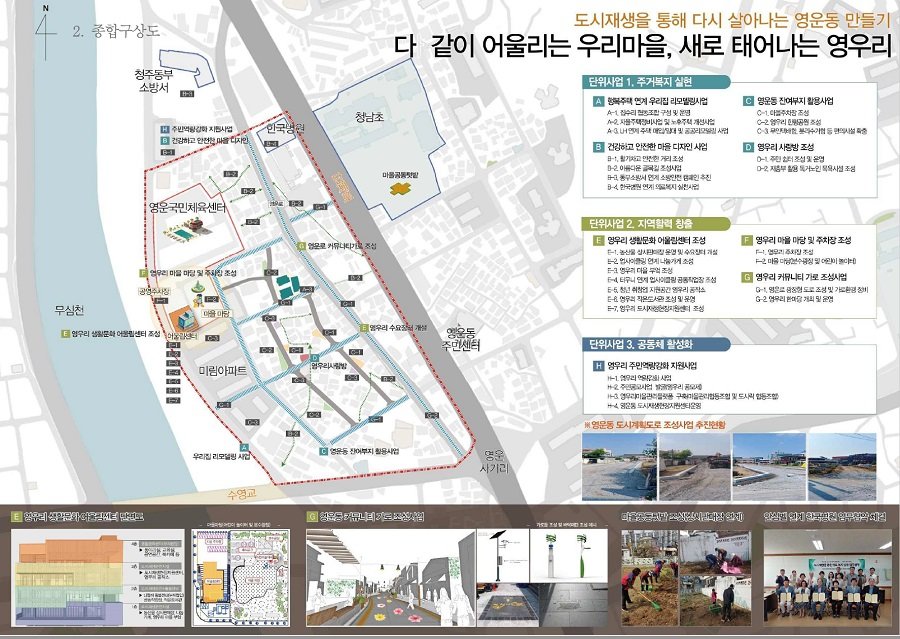 청주시영운동 사업계획도. 사진제공ㅣ청주시