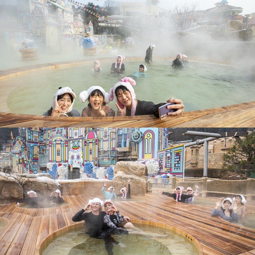 캐리비안베이 겨울 부캐 ‘윈터 스파 캐비