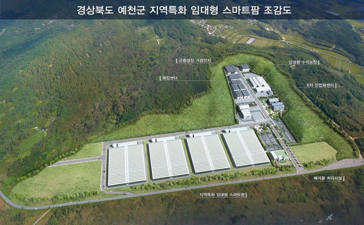 지역특화임대형 스마트팜 조감도.