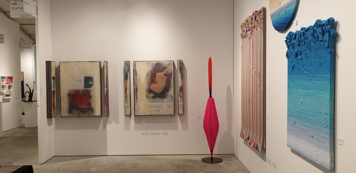 2019년 아트 마이애미 컨택스트 전시 전경