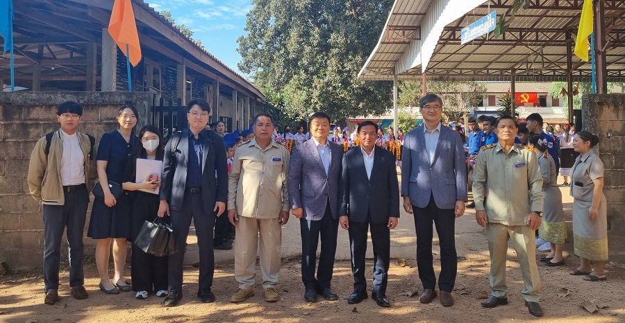 충남교육청이 ‘라오스 교육정보실 구축’ 연수교육을 마쳤다. 사진제공ㅣ충남교육청