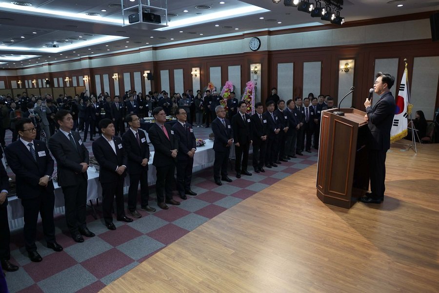 지난 5일 충남도 ‘2024년 충남 경제계 신년교례회‘ 모습. 사진제공ㅣ충남도청