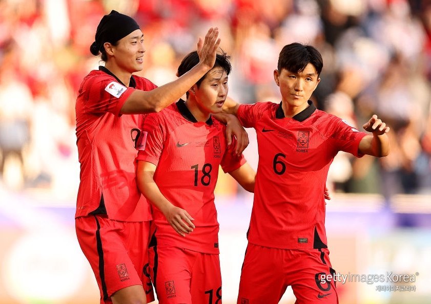 조규성, 이강인, 황인범(왼쪽부터). 사진=게티이미지코리아