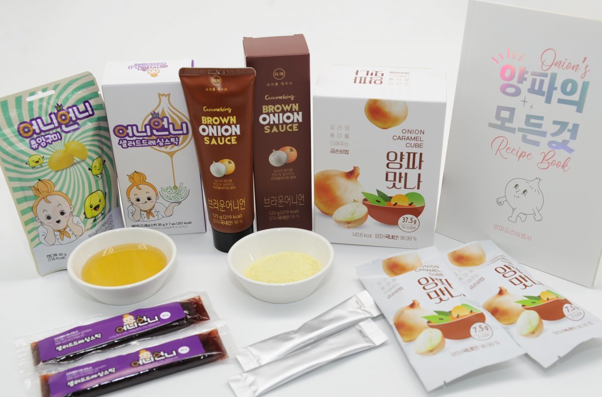 양파 이용 가공제품. 사진제공ㅣ전남도