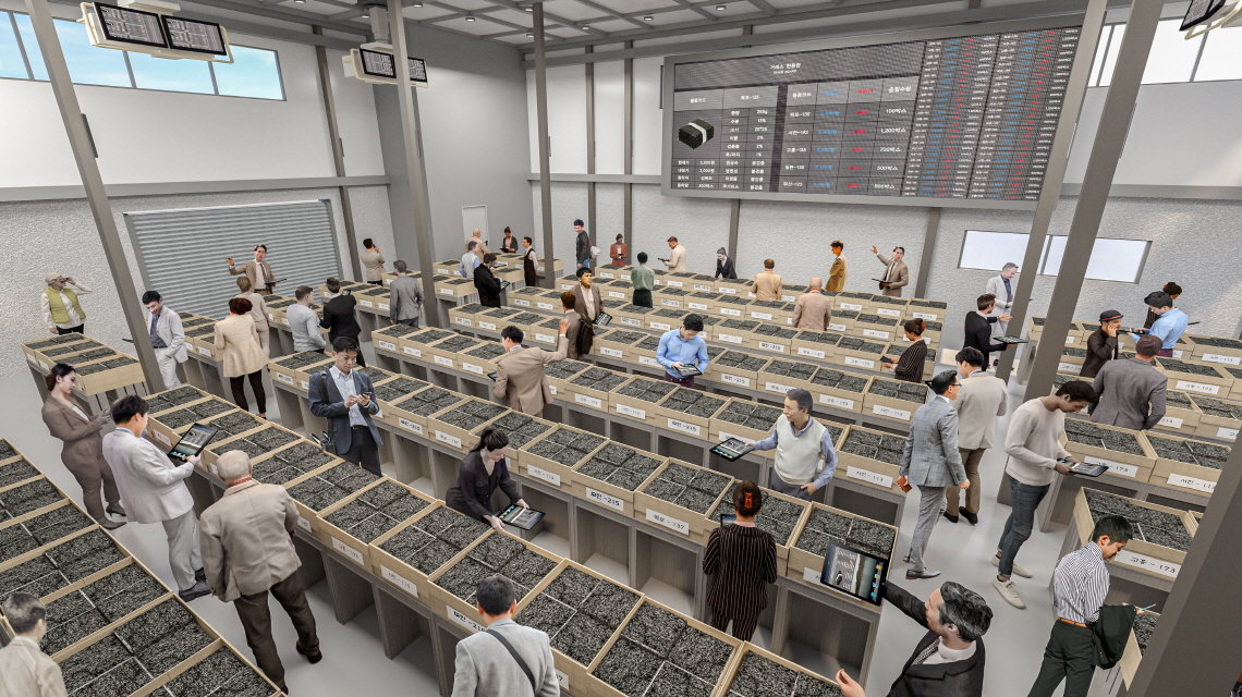 오는 2026년 개장 예정인 마른김 거래소 3D투시도. 사진제공ㅣ목포시