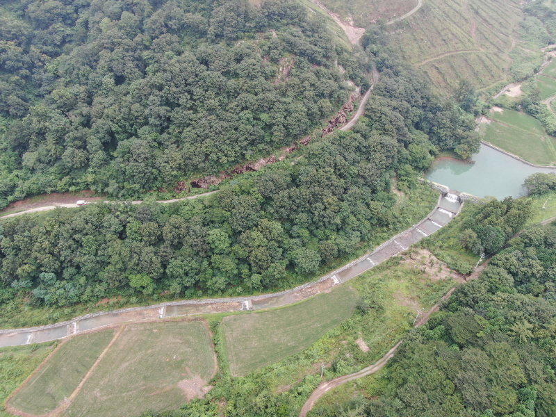 강진군 칠량면 산림유역관리사업이 마무리된 모습. 사진제공ㅣ강진군