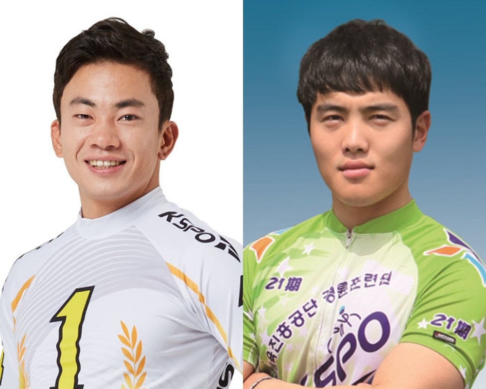 경륜 데뷔가 10년이 훌쩍 지났지만 여전히 정상급 기량을 과시하고 있는 정종진(왼쪽)과 성낙송. 사진제공｜서울올림픽기념국민체육진흥공단