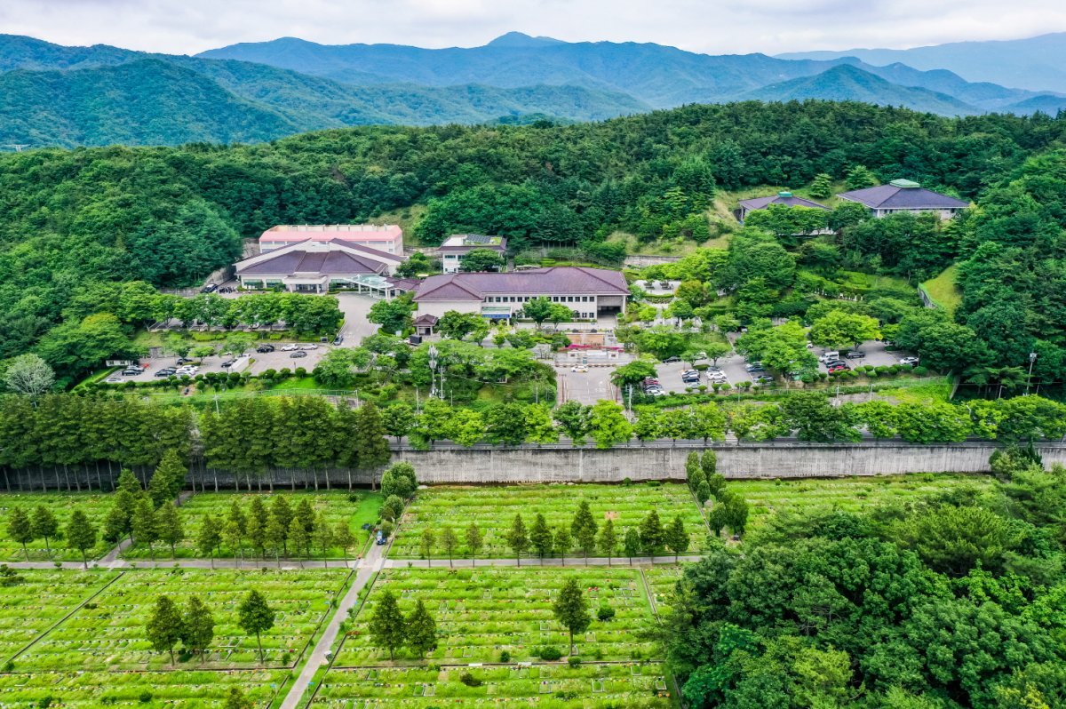 부산영락공원 전경. 사진제공ㅣ부산시설공단