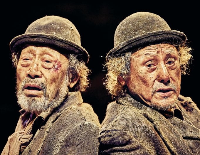 연극 ‘고도를 기다리며’ 신구·박근형. 사진제공｜파크컴퍼니