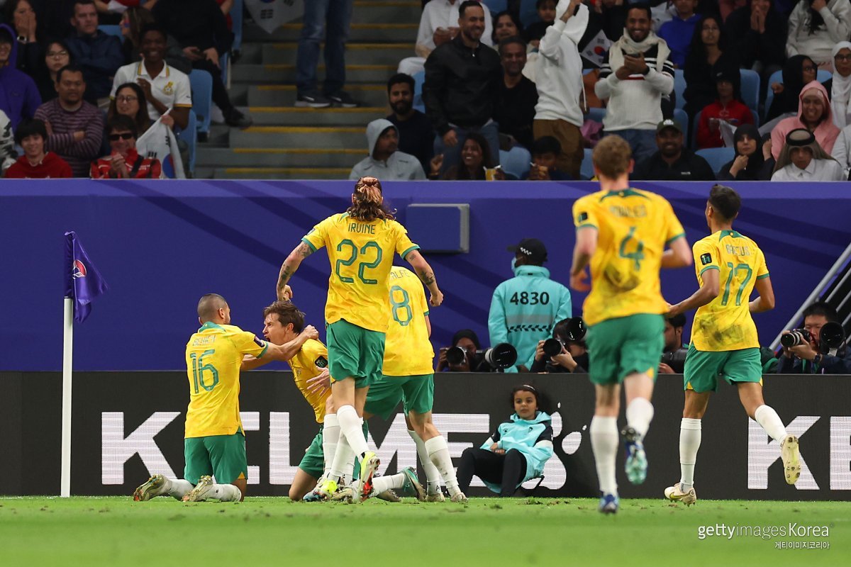 호주 축구대표팀. 사진=게티이미지코리아