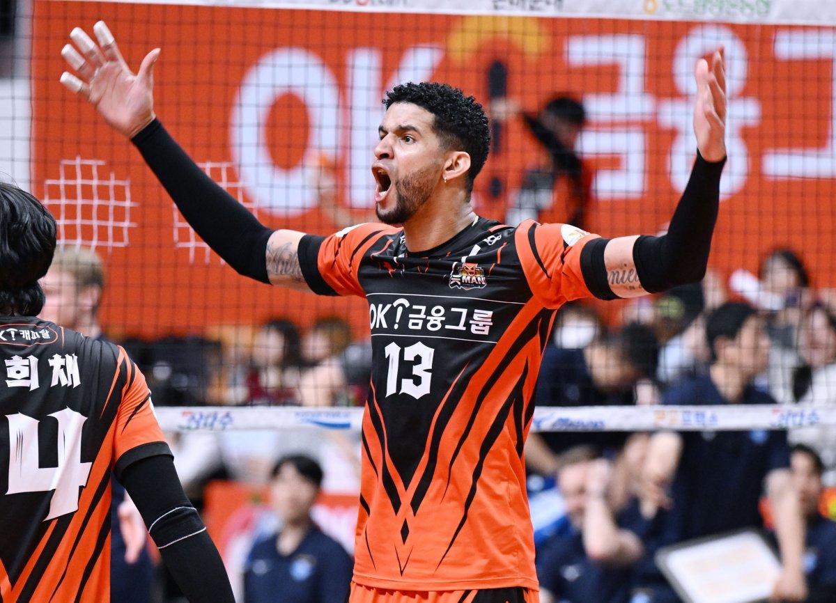 OK금융그룹 레오. 사진제공 | KOVO