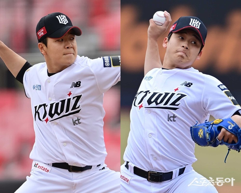 KT 손동현(왼쪽)·박영현. 스포츠동아DB