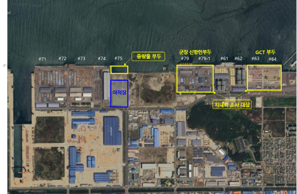 군산항 해상풍력 배후항만 조성 대상지. 사진제공ㅣ전북도