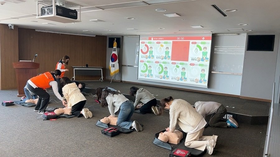 세종시 어린이 이용시설 종사자 안전교육 모습. 사진제공ㅣ세종시청