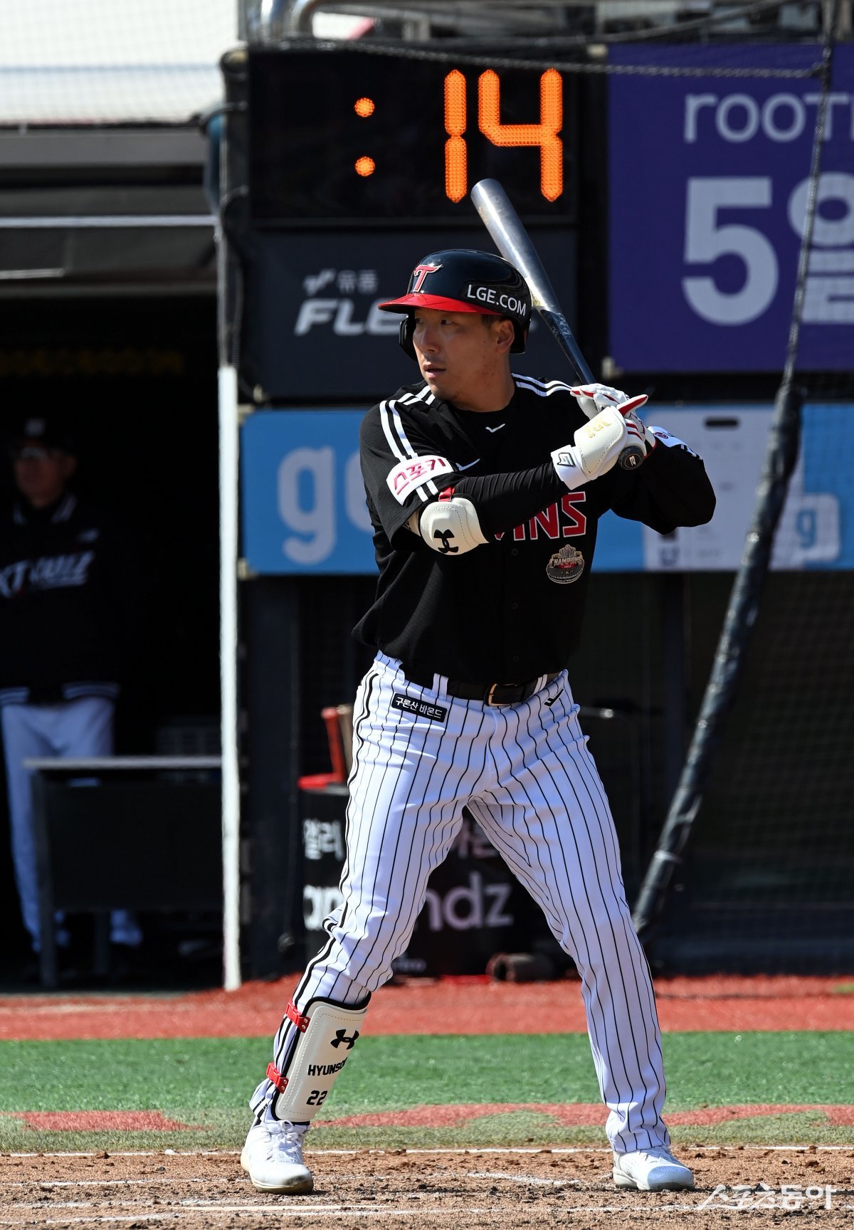 한국 프로야구 피치 클락의 한 장면. 스포츠동아DB
