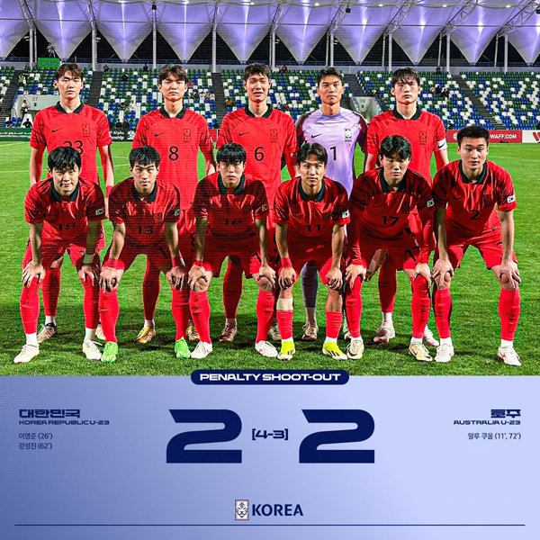 대한축구협회 소셜미디어.