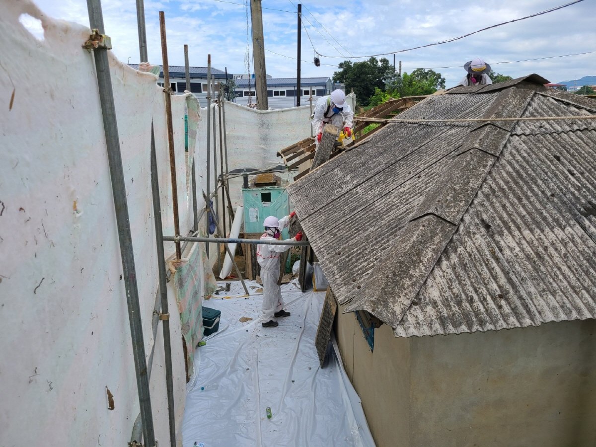 고양특례시 노후 슬레이트 철거 지원으로 주거환경 개선 모습. 사진제공 ㅣ고양시
