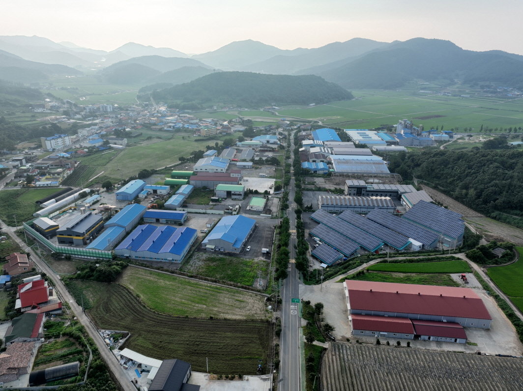 진도군 고군농공단지 전경. 사진제공 | 진도군