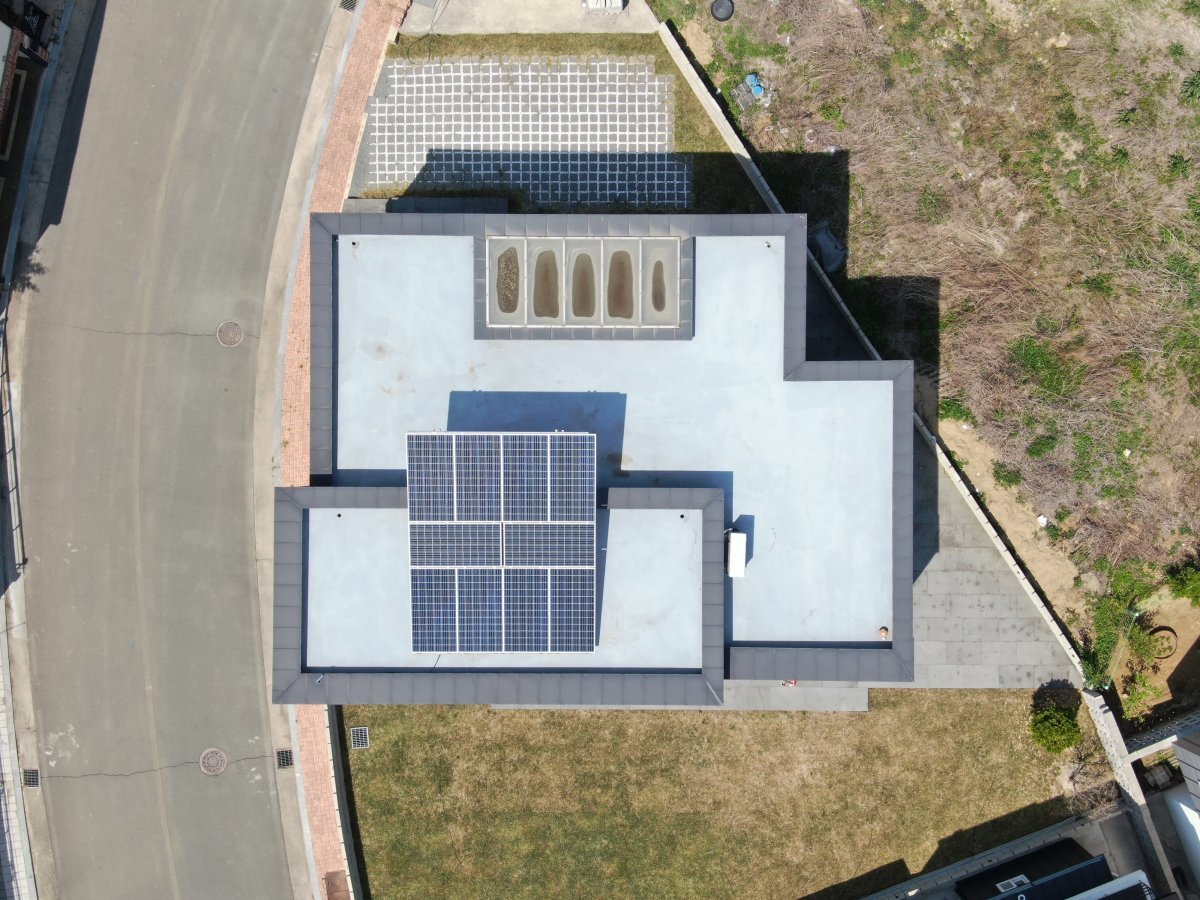 주택용 태양광 설치 모습