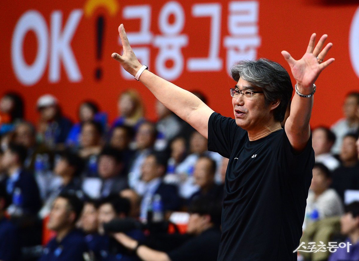 OK금융그룹 오기노 마사지 감독. 스포츠동아DB