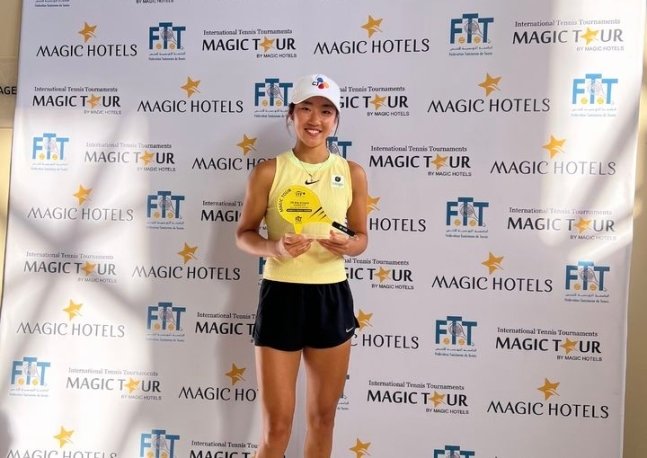 장가을. 사진제공｜프레인 스포티즌 테니스팀