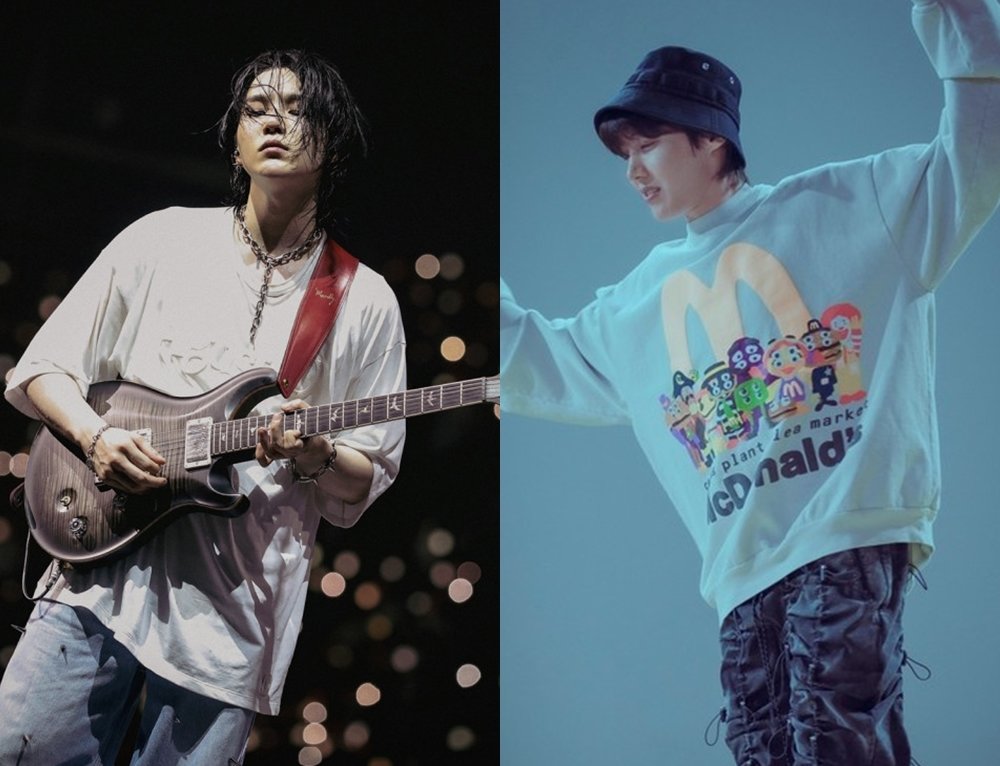 그룹 방탄소년단의 글로벌 인기가 여전히 뜨겁다. 멤버 슈가의 콘서트 실황을 담은 영화 ‘슈가｜어거스트 디 투어 디 데이 더 
무비’, 제이홉 주연의 티빙 다큐멘터리 ‘호프 더 스트리트’(왼쪽부터)가 팬덤의 관심에 힘입어 흥행몰이에 성공했다. 
사진제공｜CGV·빅히트뮤직