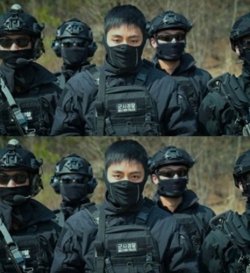 뷔. 사진출처|페이스북 페이지 '육군훈련소 대신 전해드립니다' 캡처